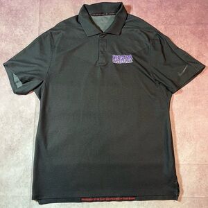 Nike TW Tiger Woods Dri Fit ADV Polo Golf Shirt Medium Niagara University Logo